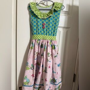Eleanor Rose Mermaids and Sea Turtles Dress